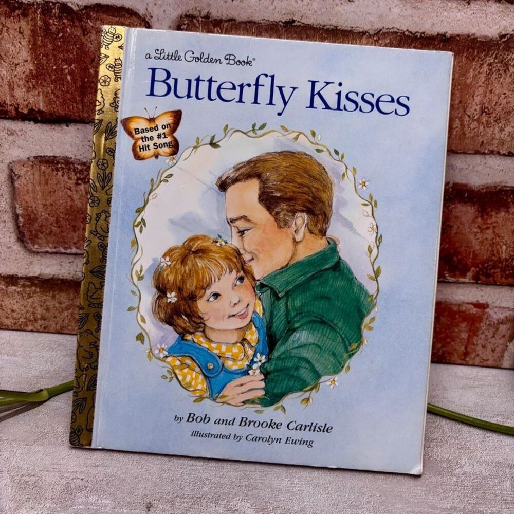 VTG 1997 A Little Golden Book, Butterfly Kisses HC